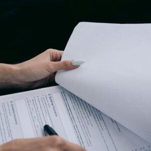 Professional CV review highlighting ATS issues and keyword gaps